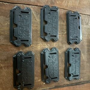 Star Wars Black figure stands Logo (6-Pack)for 3.75in figures
